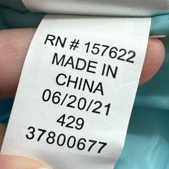 Eddie Bauer Water Color Insulated Hooded Parka Coat Girl's Size XL 16 - Picture 13 of 13